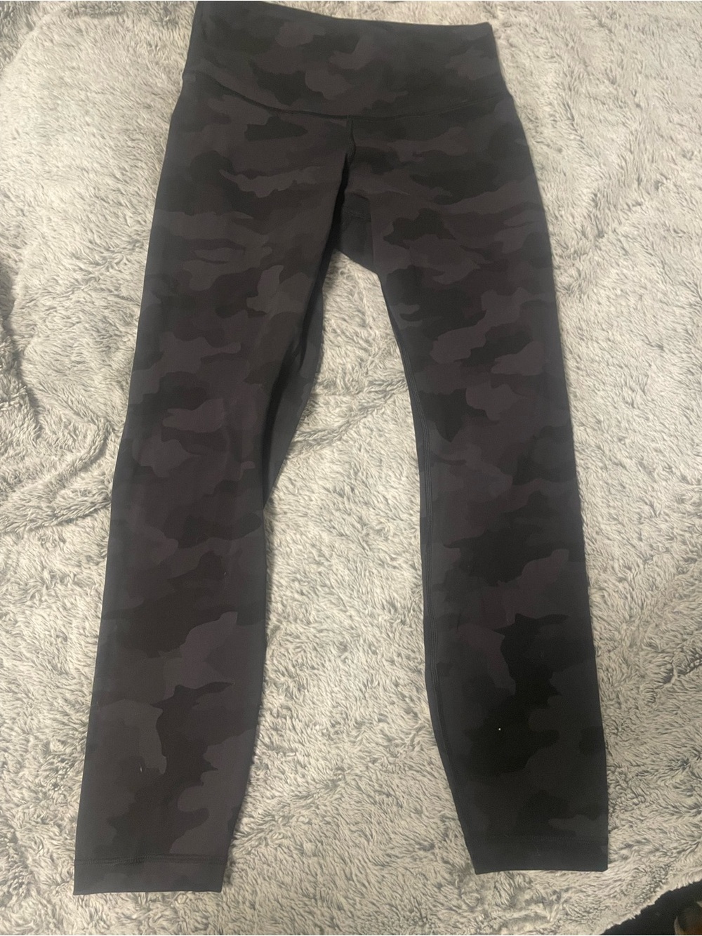 lululemon athletica Black & Charcoal Camo High-Rise Leggings